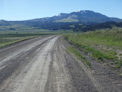 GDMBR: Traveling East toward Lakeview, MT.